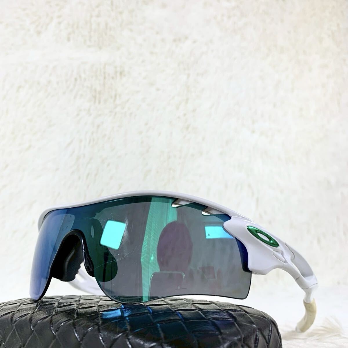 OAKLEY RADAR LOCK オークリー レーダーロック サングラス OO9206-05 ミラーレンズ ホワイトフレーム拍卖