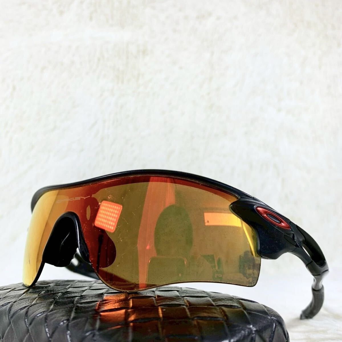 OAKLEY RADAR LOCK PRIZM オークリー レーダーロック サングラス OO9206-4238 ミラーレンズ ブラックフレーム拍卖