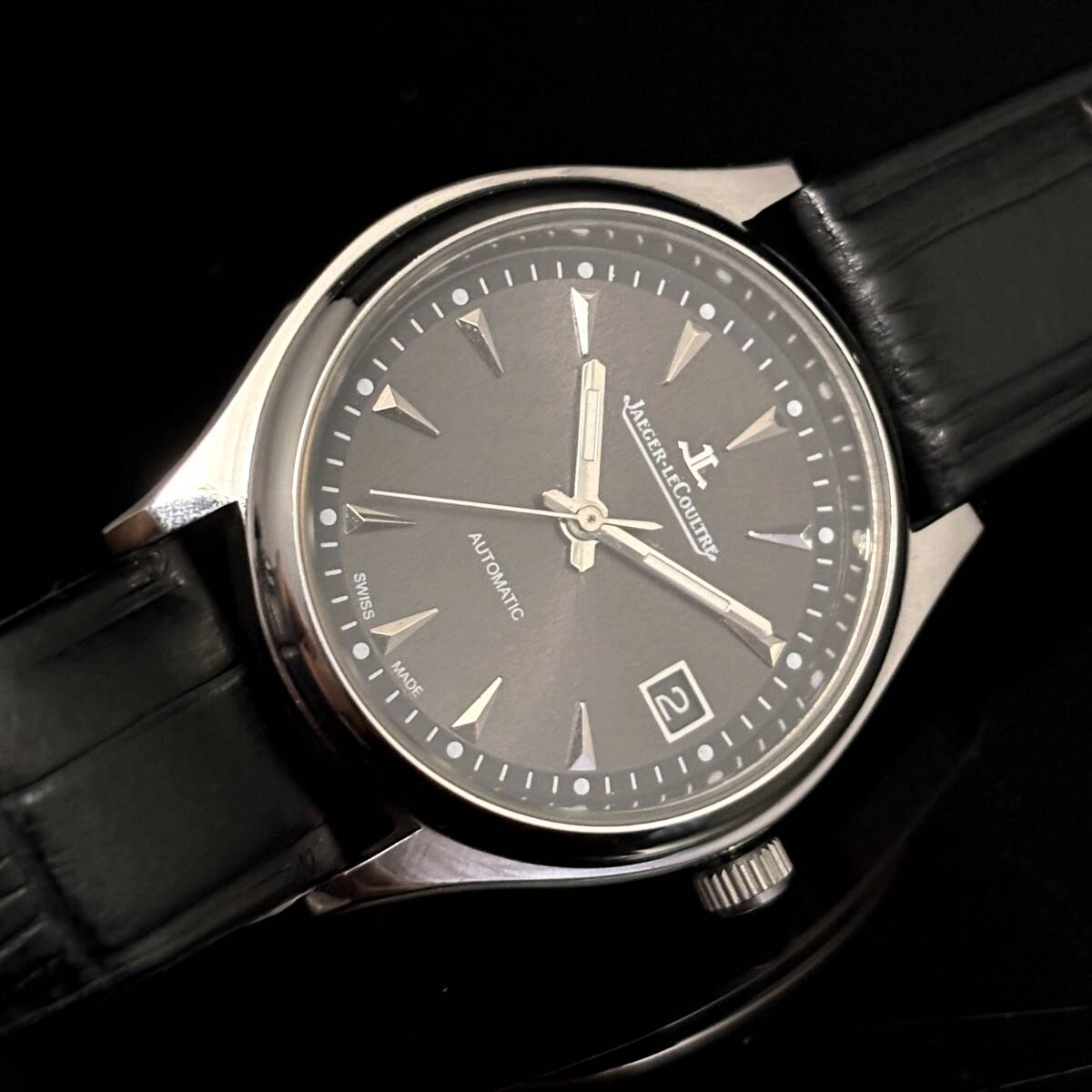 【ジャガールクルト JAEGER LECOULTRE】アンティーク時計 ブラック黒 ヴィンテージ クラシック 限定 マスターウルトラスリム ポラリス拍卖