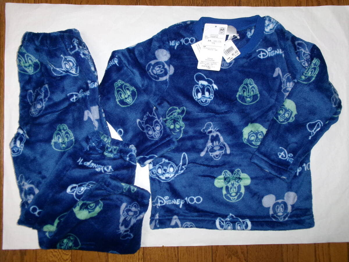 ☆新品 ディズニー 長袖パジャマ 110(フリース) ☆拍卖