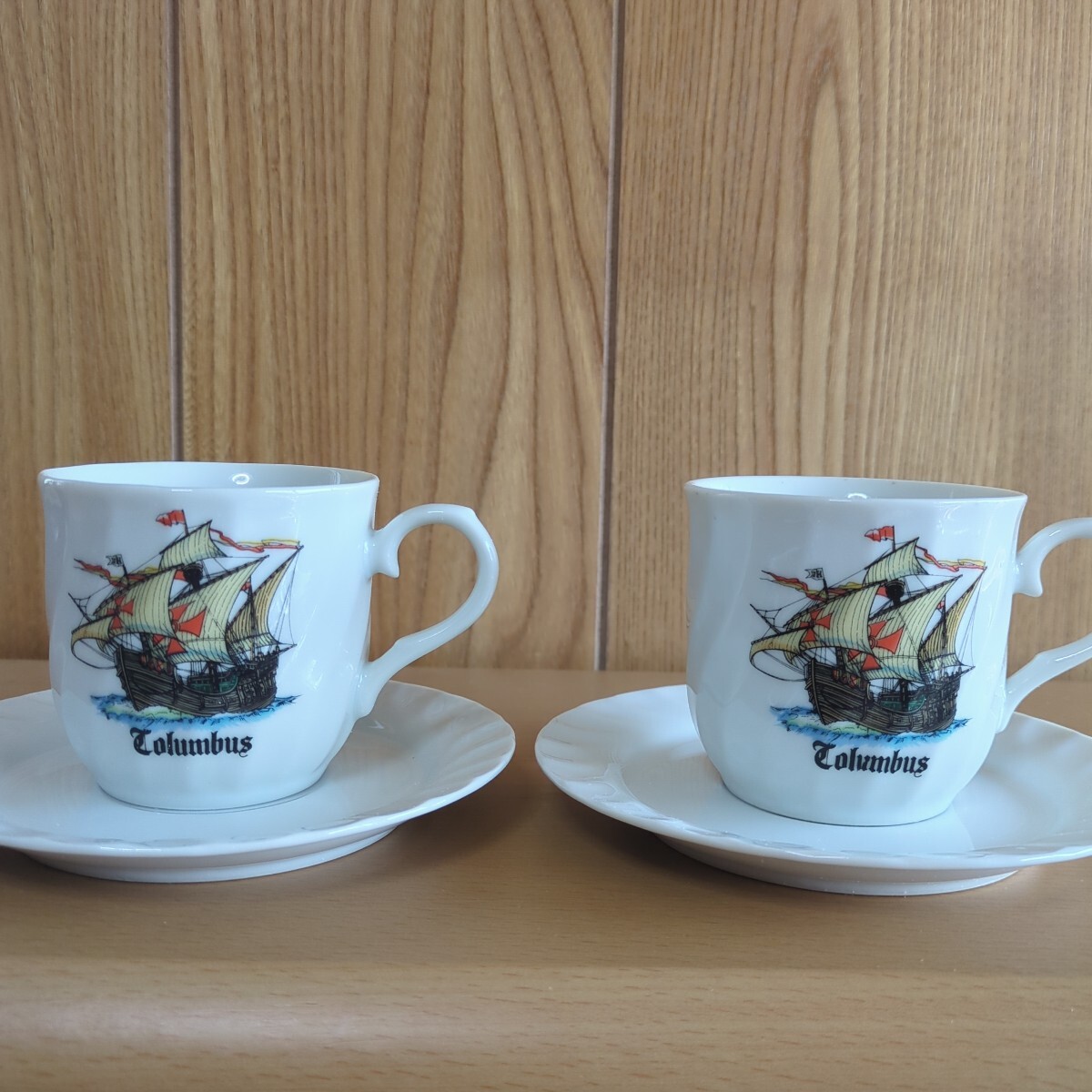columbus コロンブス ティーカップ ソーサーセット 2組拍卖