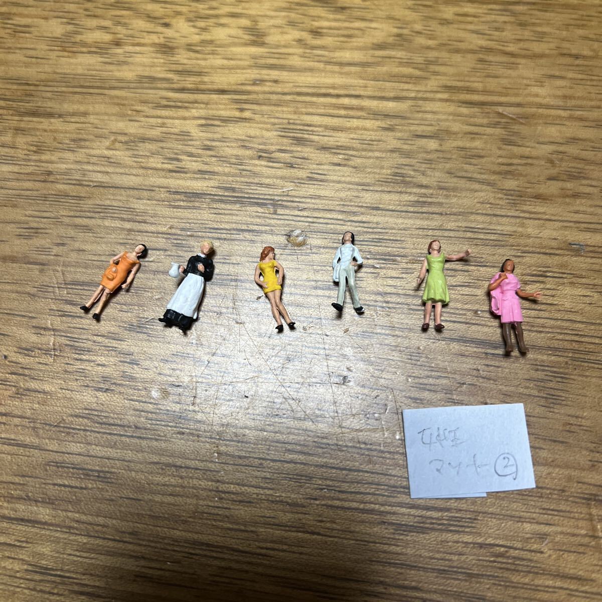 送料込■プライザー PREISER 女性 6体 ② 詰め合わせ アソート 鉄道模型 Models 情景 背景 ミニチュア フィギュア拍卖