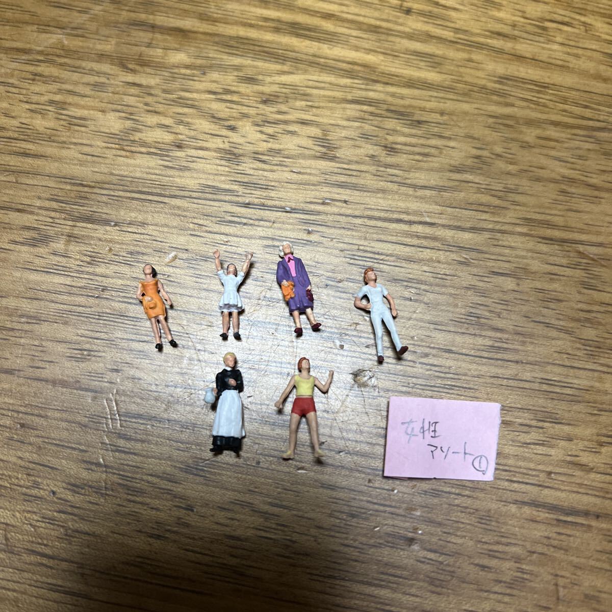 送料込■プライザー PREISER 女性 6体 ① 詰め合わせ アソート 鉄道模型 Models 情景 背景 ミニチュア フィギュア拍卖