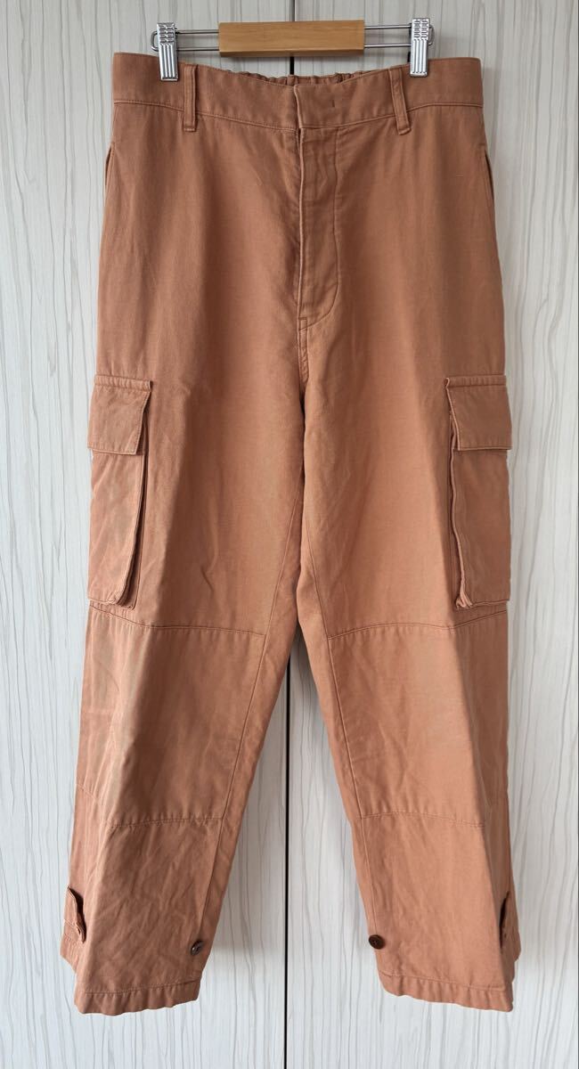 GALERIE VIE M-47 コットンリネン カーゴパンツ オレンジ 44 ギャルリー ヴィー フランス軍 トゥモローランド拍卖