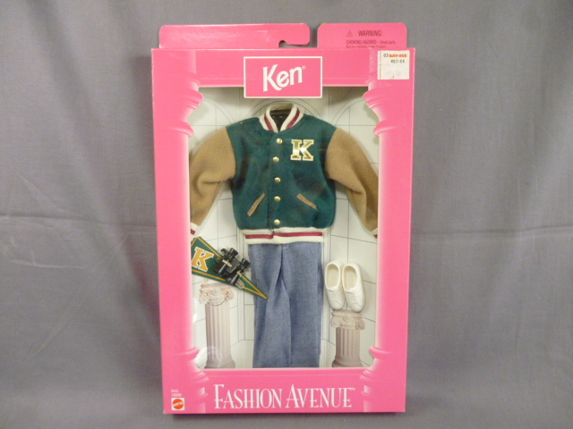 マテル Ken ファッション アベニュー ジャケット 未使用 中古 バービー BF ケン 人形 着せ替え 服 靴 双眼鏡 ドール 18099 スタジャン拍卖