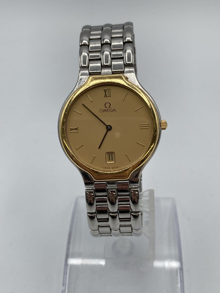 【Y1506-i】 OMEGA オメガ デビル De Ville クォーツ 腕時計 1449/432 動作未確認拍卖