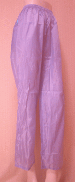 【送料無料 防寒 オーバーパンツにも!】レディス 撥水加工生地使用 シャーリング パンツ<パープル:L>312【防寒、風雨、雪】拍卖