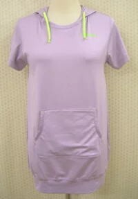 【スポーツ OUTLET!】【紫外線対策加工】レディス ジップポケット付き ストレッチ ランニングドレス<パープル:M>555654拍卖