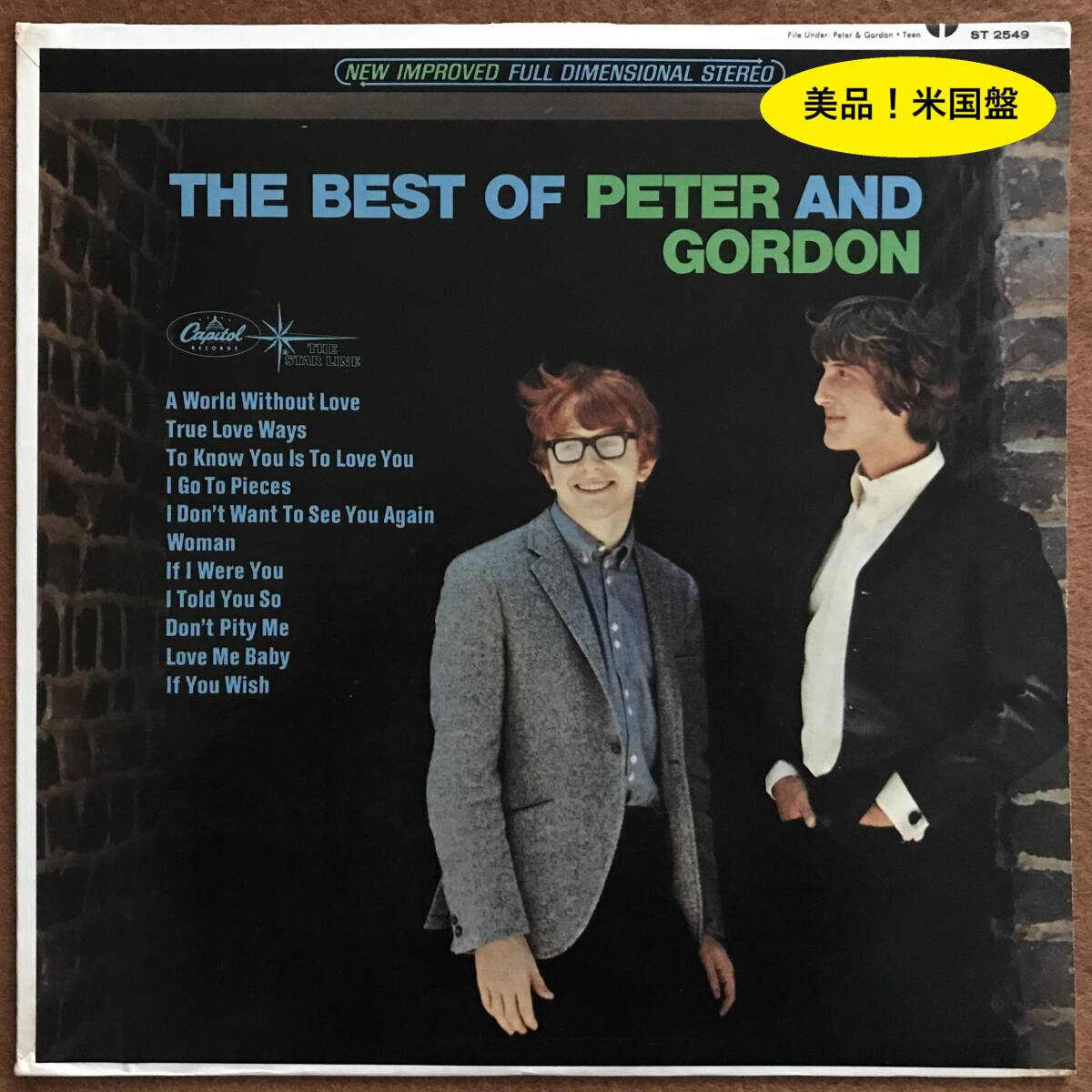 Peter&Gordon 「 The Best Of Peter & Gordon」初回盤美品拍卖