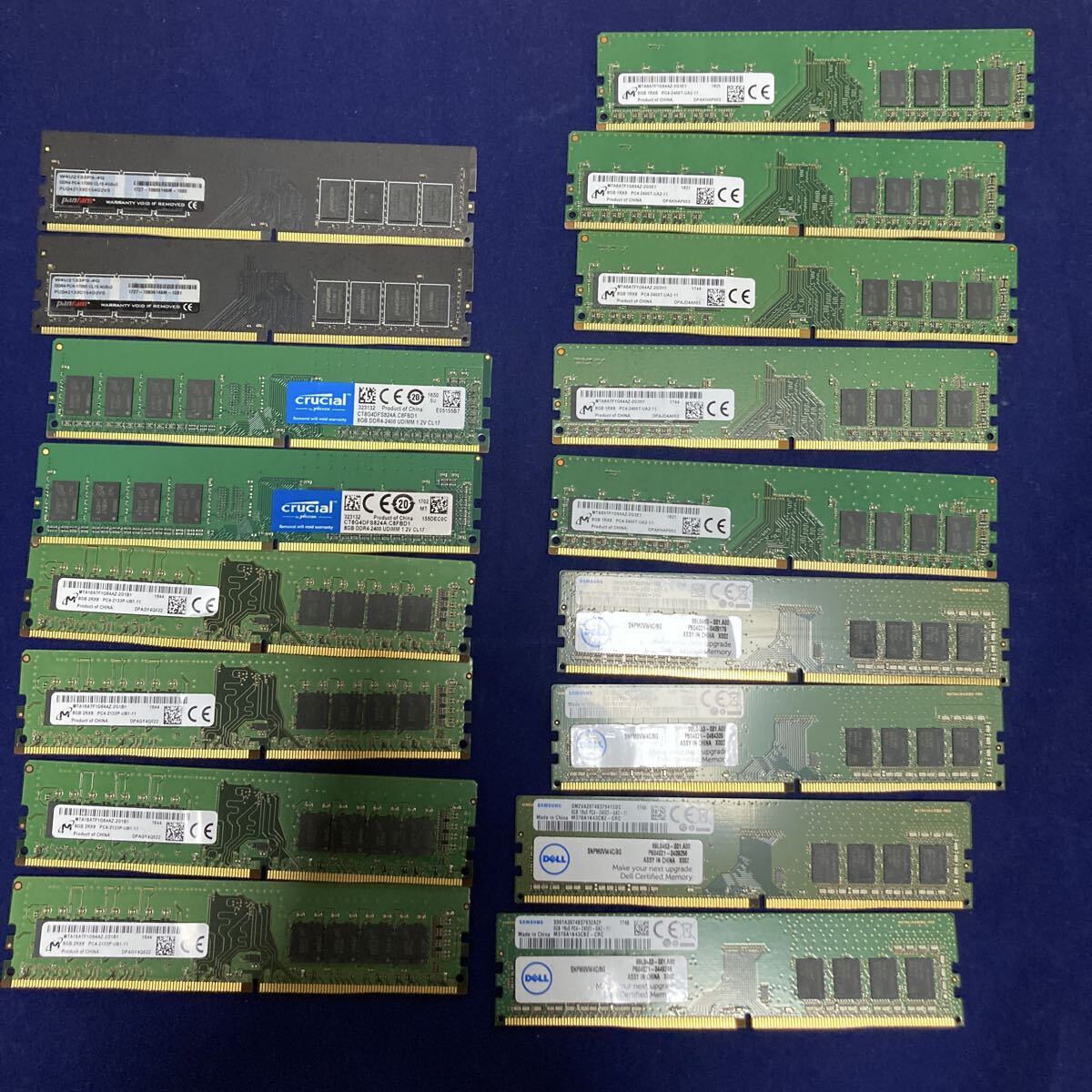 ジャンクメモリー17枚、サイズ規格バラバラとなります拍卖