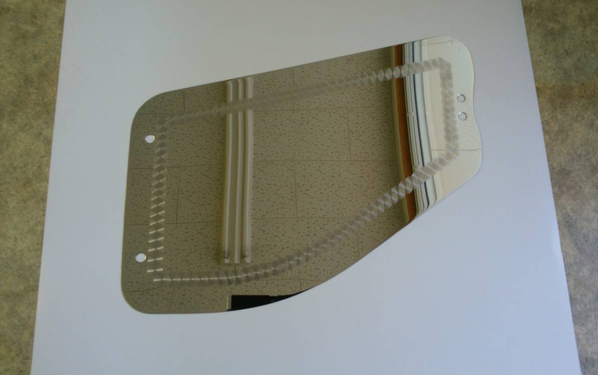 ふそうファイター用 安全窓 鏡面小ウロコ入り(鏡面#800仕様) 【内窓用】拍卖