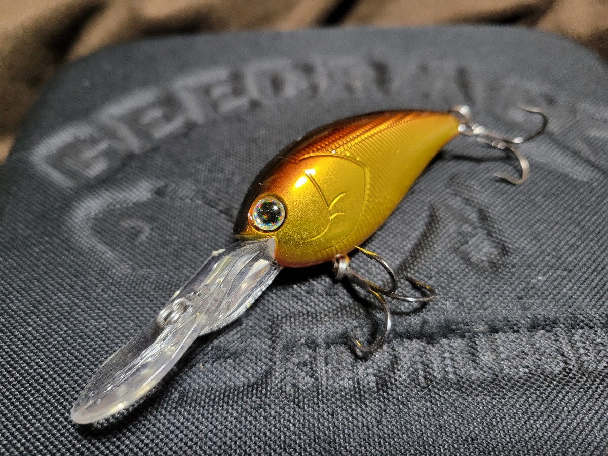 ★NORIES★SHOT OVER 3.5T.S ノリーズ ショットオーバー Color 249 プレミアムゴールドシャッド 美品 Length 62mm Weight 18g Depth 3.5m拍卖