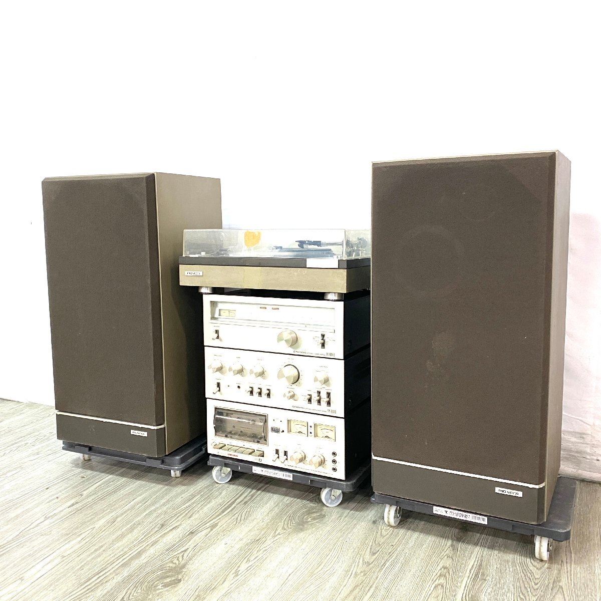 【 J 】複6017 PIONEER PL-A300S/CS-F700/TX-6600II/SA-6800II/CT-4 システムコンポ パイオニア 199694【3個口発送品】拍卖