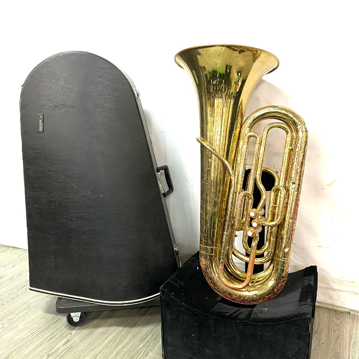 【 J 】6036 YAMAHA YBB103 #009733 チューバ ヤマハ 202561拍卖