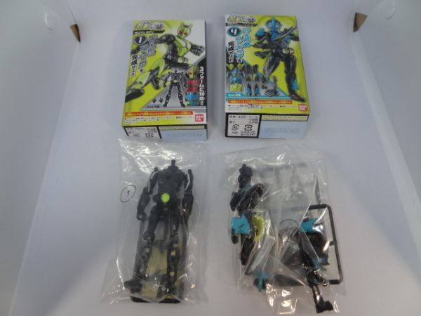 ★内袋未開封★装動 仮面ライダーゼロワン AI01 「①ゼロワン ボディ」+「④ゼロワン バイティングシャーク アーマー」拍卖