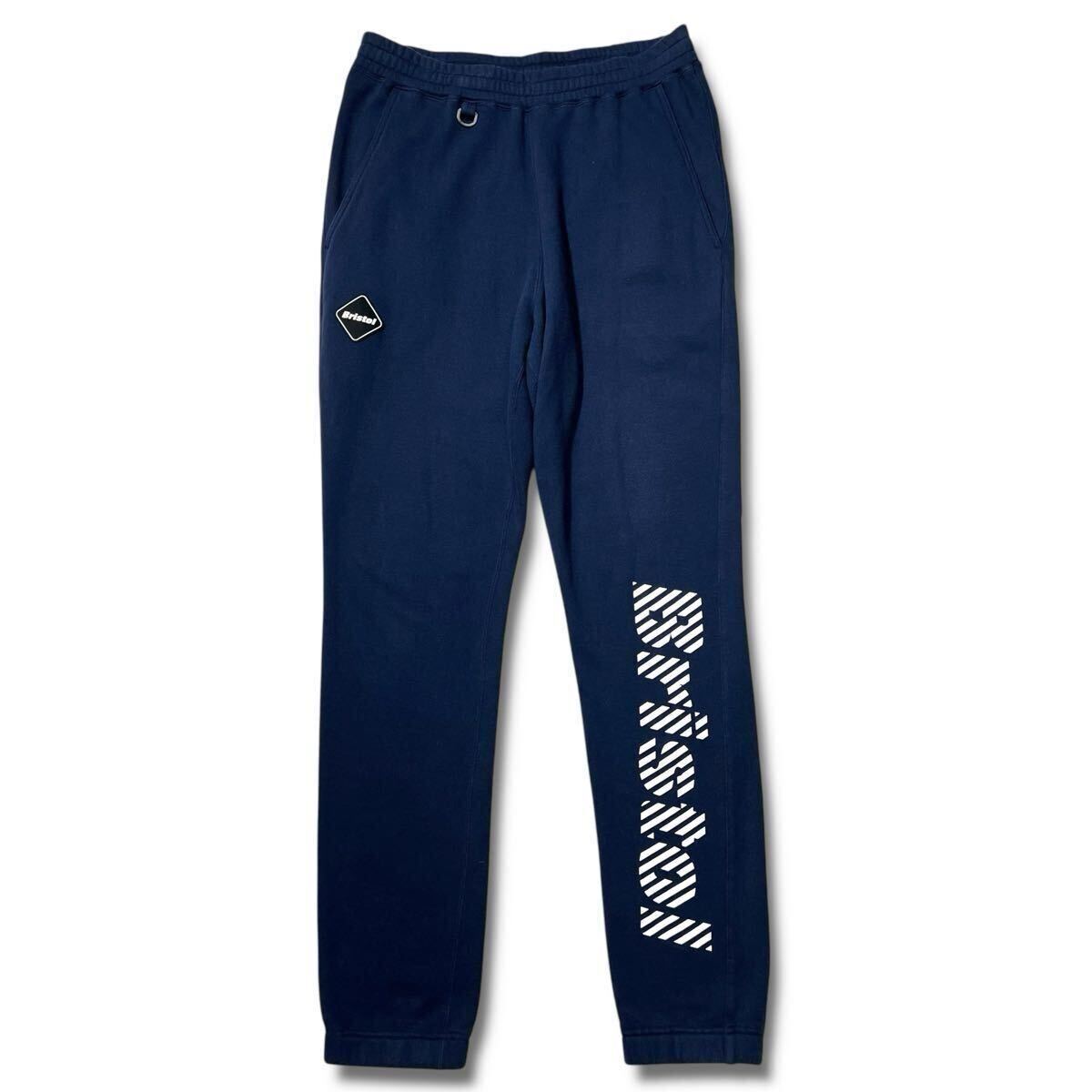 F.C. Real Bristol EMBLEM SWEAT PANTS ネイビー L エンブレム スウェット パンツ FCRB エフシー レアル ブリストル拍卖