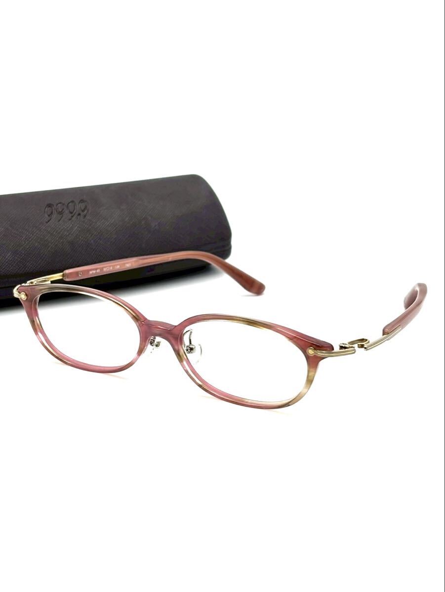 999.9 眼鏡 メガネ めがね フルリム メガネフレーム レンズなし 伊達メガネ レンズなし ケース付き 1.9.8拍卖