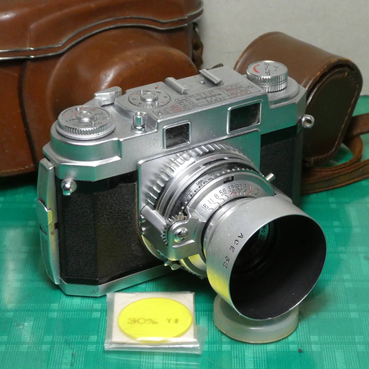 フイルムカメラ(781) WELMY-35 M-3 TAISEI KOKI Terlonon 3.5/45 金属フード ジャンクセット拍卖