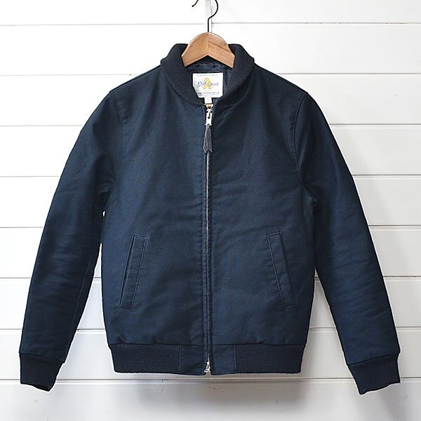 Gb sport ジービースポーツ Virsity Jacket バーシティ ジャケット ブルゾン ネイビー S ゴールデンベアー スタジャン|25g1462拍卖