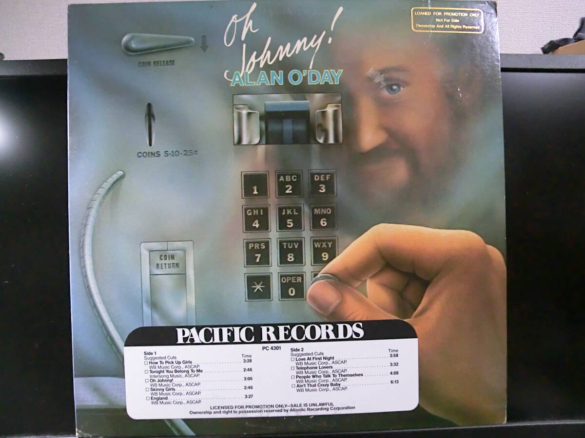 ALAN O'DAY / OH JOHNNY! アラン・オデイ *LP *JEFF PORCARO, JAY GRAYDON, MICHAEL OMARTIAN, MICHAEL PORCARO, LEE SKLAR, MIKE BAIRD拍卖