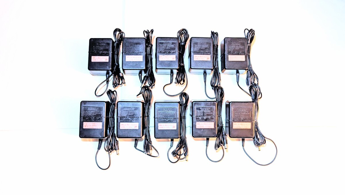 全て出力確認・清掃済み★Nintendo/任天堂 「HVC-002」ファミコン専用(FC/SFC共通) 純正ACアダプター 10個まとめて MADE IN JAPAN 1-1拍卖