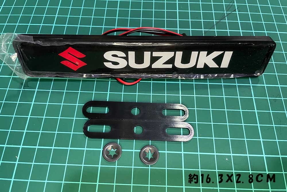 SUZUKI 光る LED フロント エンブレム スズキ スイフト ジムニー スペーシア ソリオ ワゴンR ハスラー ラパン アルト拍卖