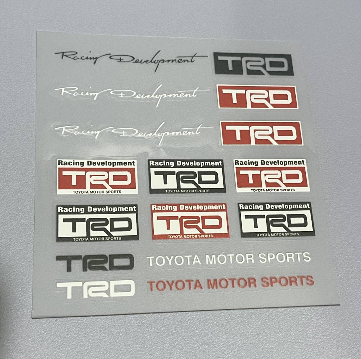 TRD 3Dステッカー 横13cm×縦13cm トヨタ TOYOTA カーアクセサリー ドレスアップ 1枚①拍卖