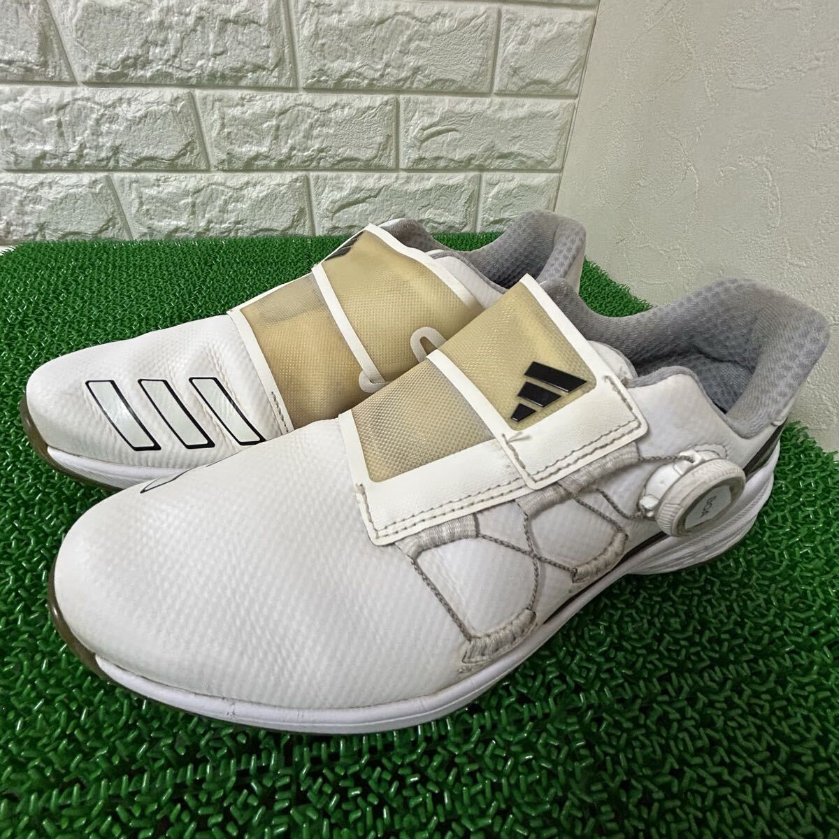 ADIDAS GOLF アディダスゴルフ ゴルフシューズ BOA ホワイト系 24.5cm拍卖