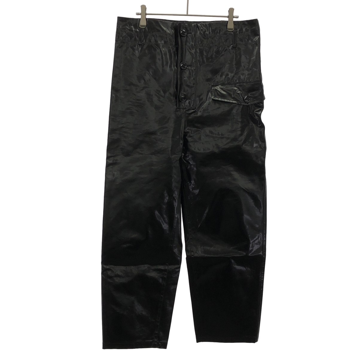 SAINT LAURENT PARIS サンローラン パリ 24AW パテントポケットトラウザーパンツ 799534 Y6I90 ブラック F38 ITJ001VU19FL拍卖