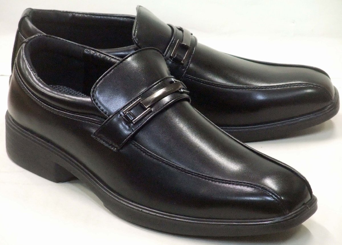 送料無料 ウイルソン WILSON 72 軽量 ビット付き ビジネスシューズ ブラック 26.5cm 幅3E スリッポン 快適歩行 紳士靴 AIR WALKING拍卖