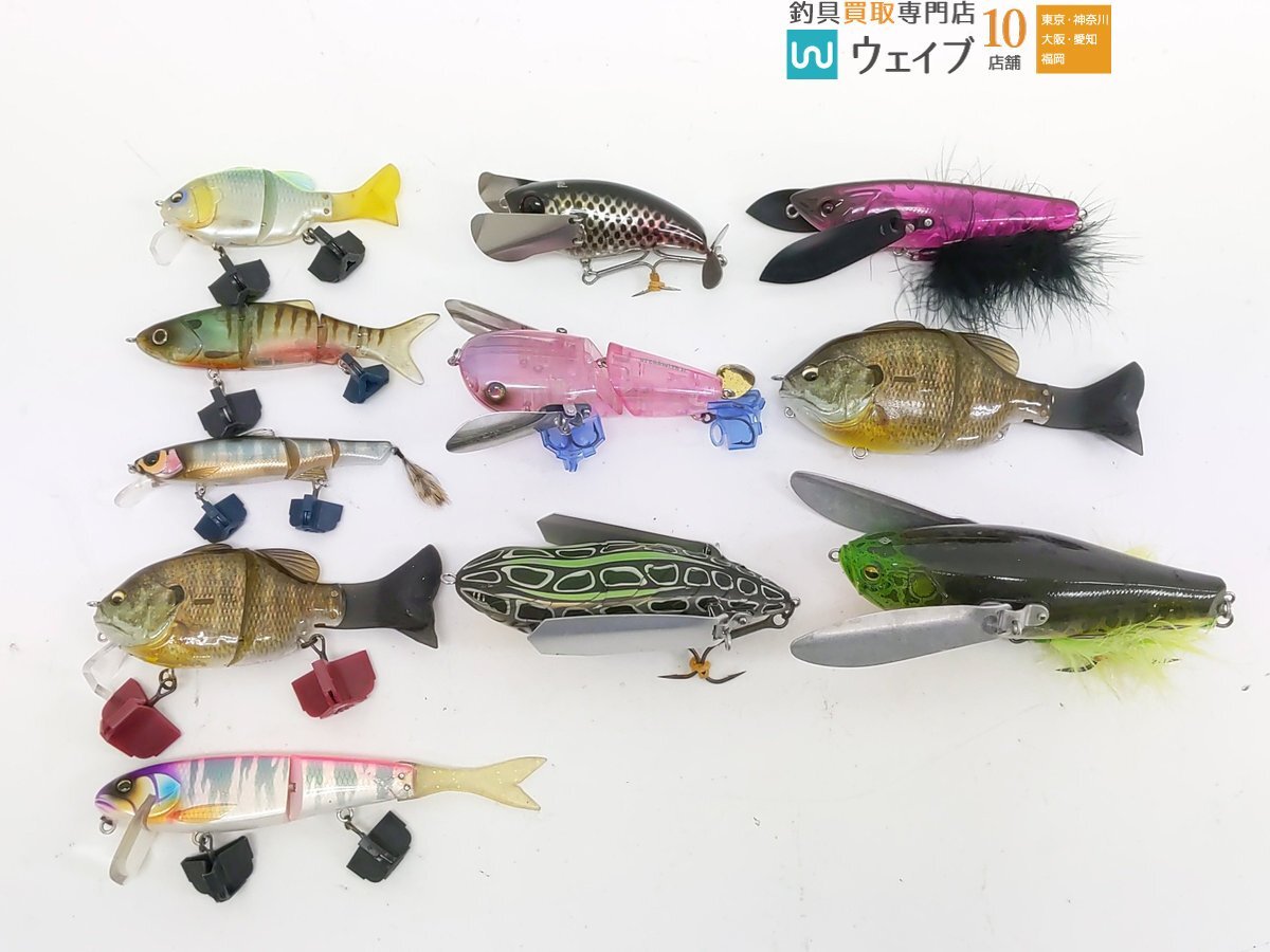 レイドジャパン デカダッジ、イマカツ アベンタクローラー RSR、デプス NZクローラー Jr.、ジャッカル ポンパドール 他 計11点拍卖