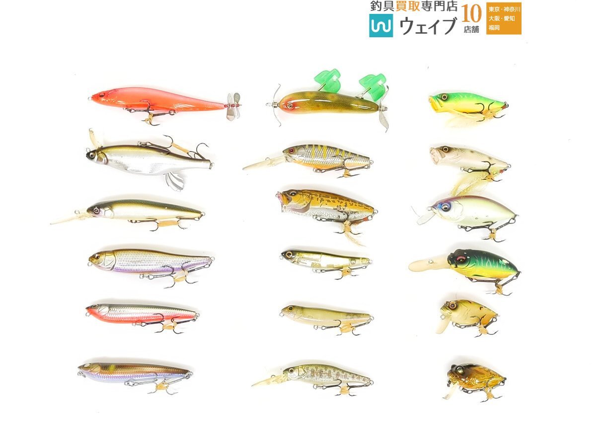 メガバス ポップX ・メガバス グリフォンゼロ・メガバス ポップマックス 等計18個中古バスルアーセット拍卖