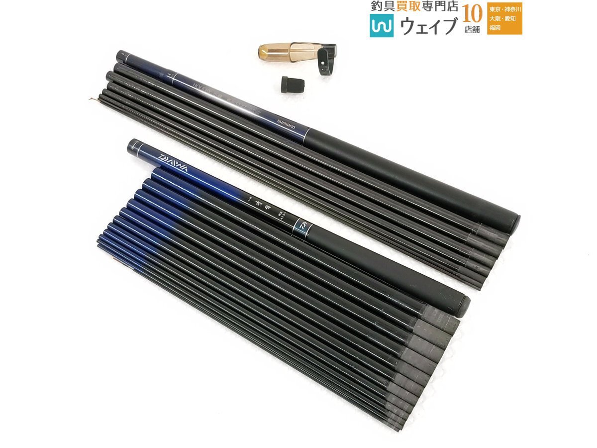 シマノ ホリデー小継 硬調 44 ZT、ダイワ 小継 清瀬 硬調 42S・F 計2本セット拍卖