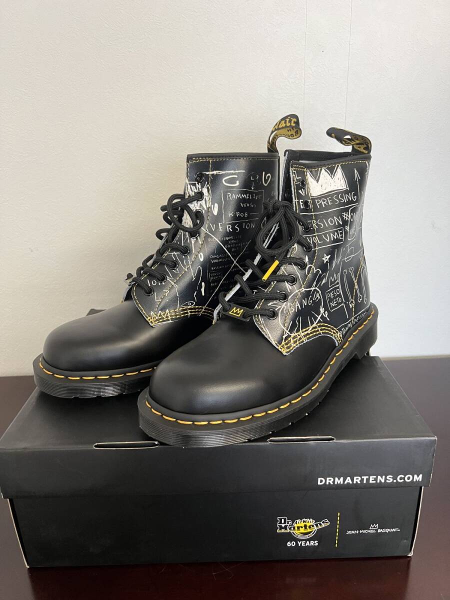 Dr.Martin Basquiat 8ホール UK8 ブラック 26.5cm 未使用品 ドクターマーチン バスキアコラボ 限定商品拍卖