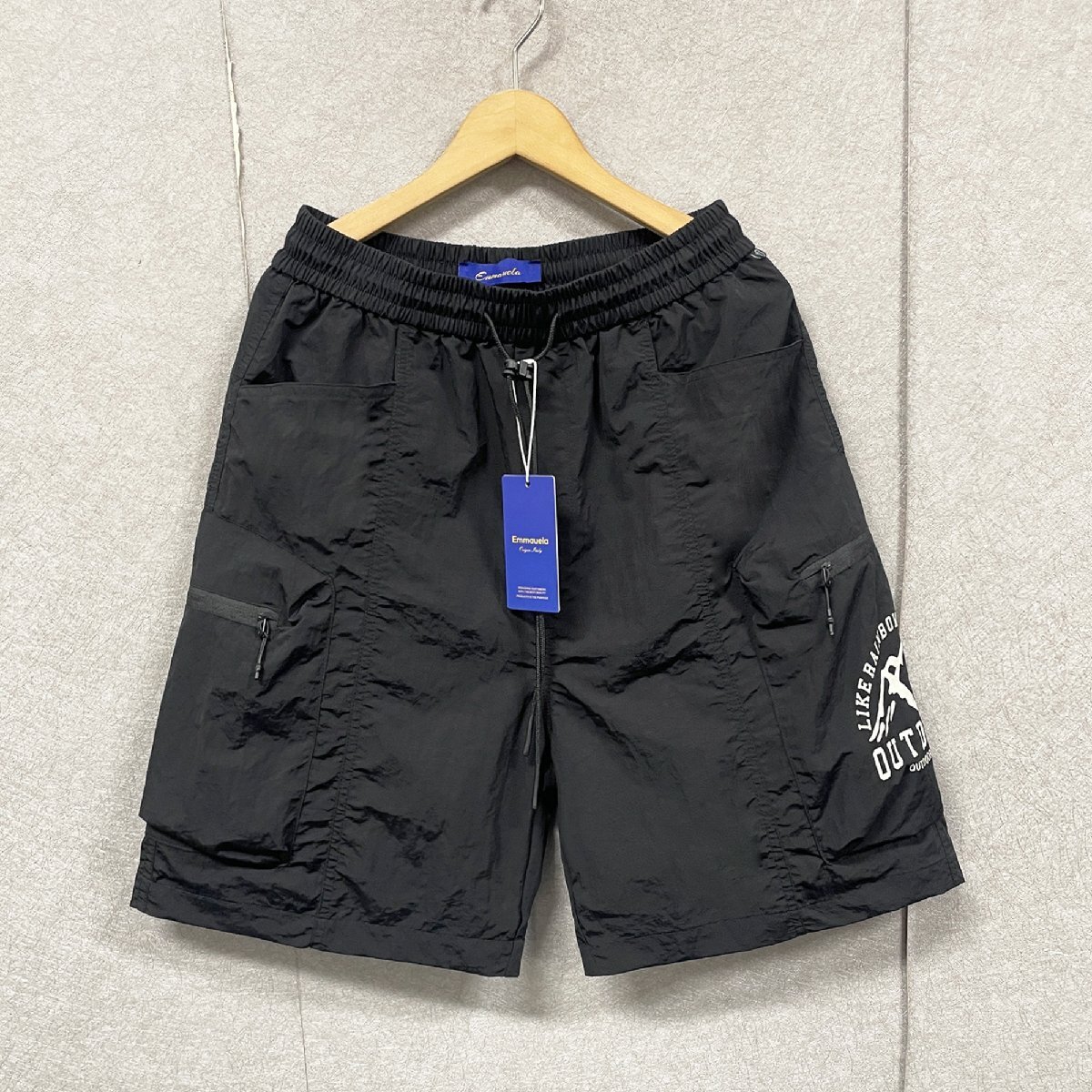 定番・ショートパンツ 定価3万◆Emmauela・イタリア・ミラノ発◆快適 速乾 カジュアル カーゴパンツ 短パン 半ズボン ストリート 2XL/52拍卖