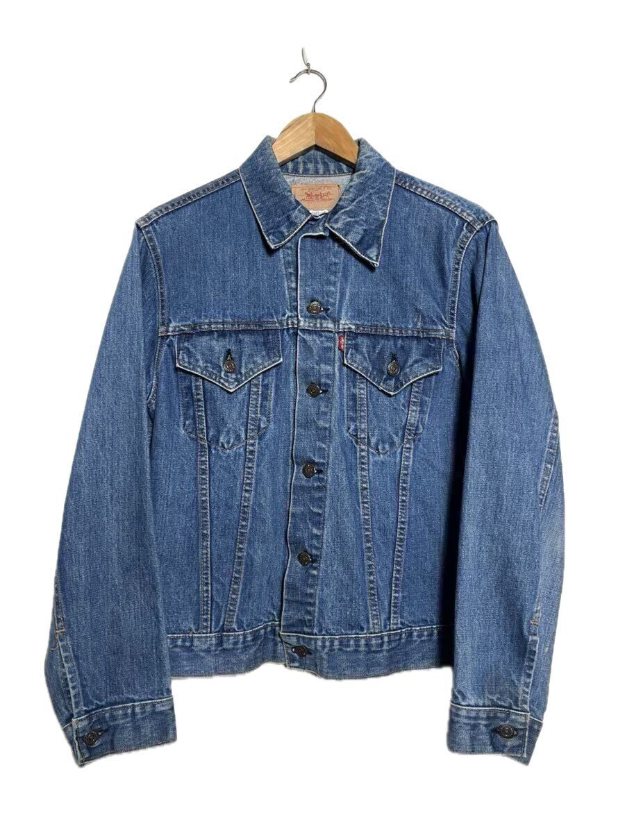 70s USA製 ビンテージ LEVI'S 70505 ケアタグ 40 デニム ジャケット 66前期 Gジャン リーバイス トラッカー アメリカ製 米国製 /ビッグE 拍卖
