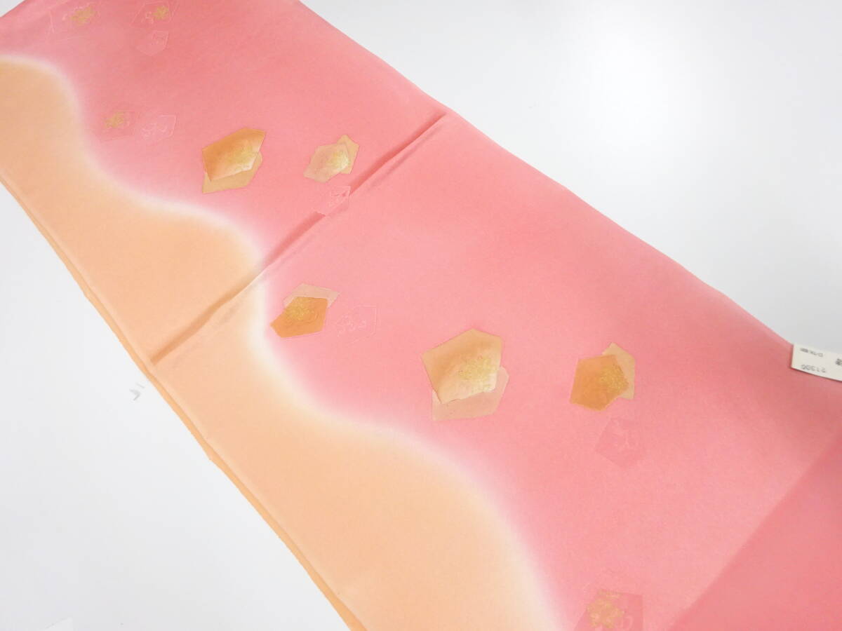 【1円スタート】 上質 未使用品 正絹 丹後ちりめん 帯揚げ (AAAH1K3F-030)拍卖