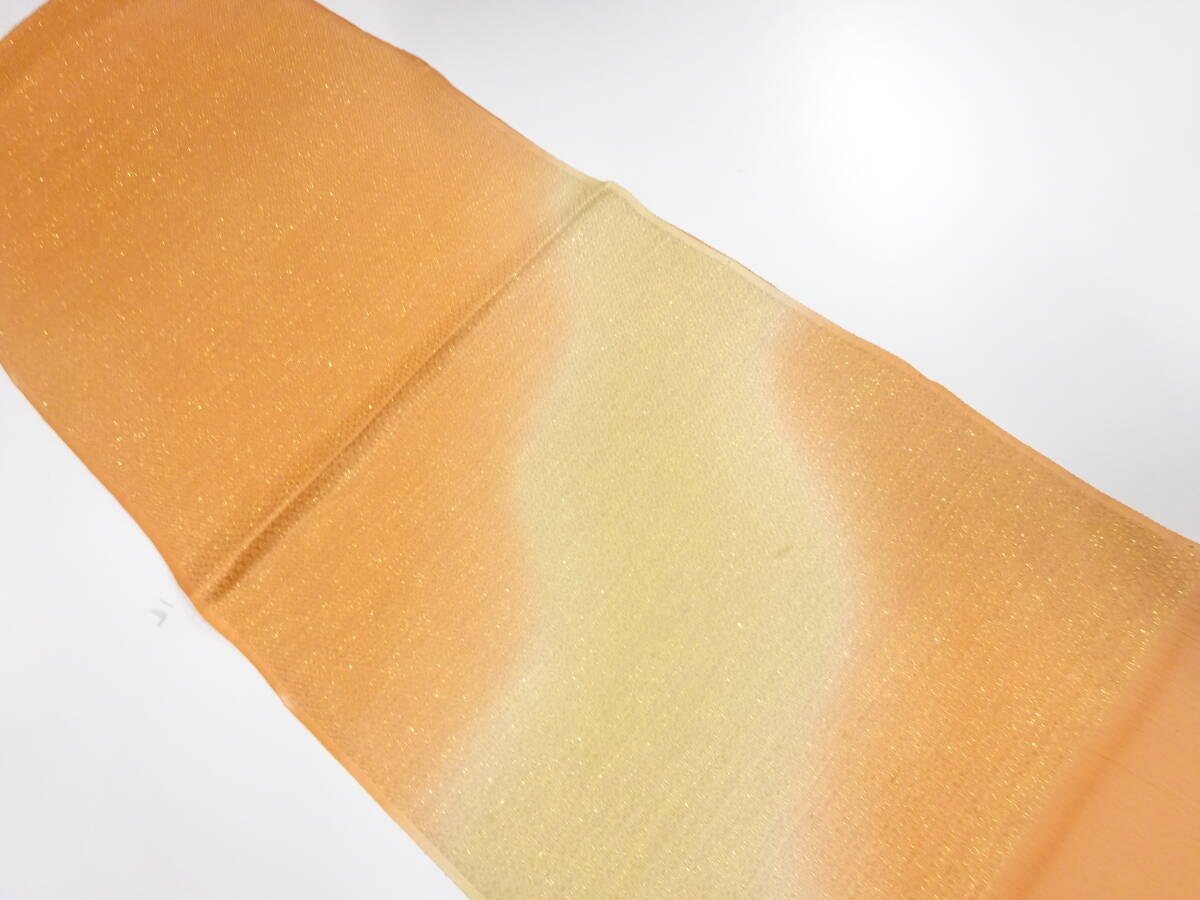 【1円スタート】 上質 未使用品 正絹 金通し 帯揚げ (AAAH1K3F-038)拍卖