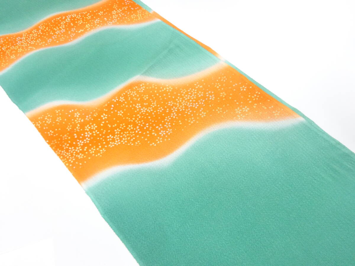 【1円スタート】 上質 未使用品 正絹 丹後ちりめん 帯揚げ (AAAI1K3F-002)拍卖