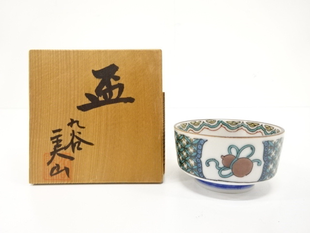 九谷焼 美山造 色絵 馬 盃 (AJCA1DHP-047)拍卖