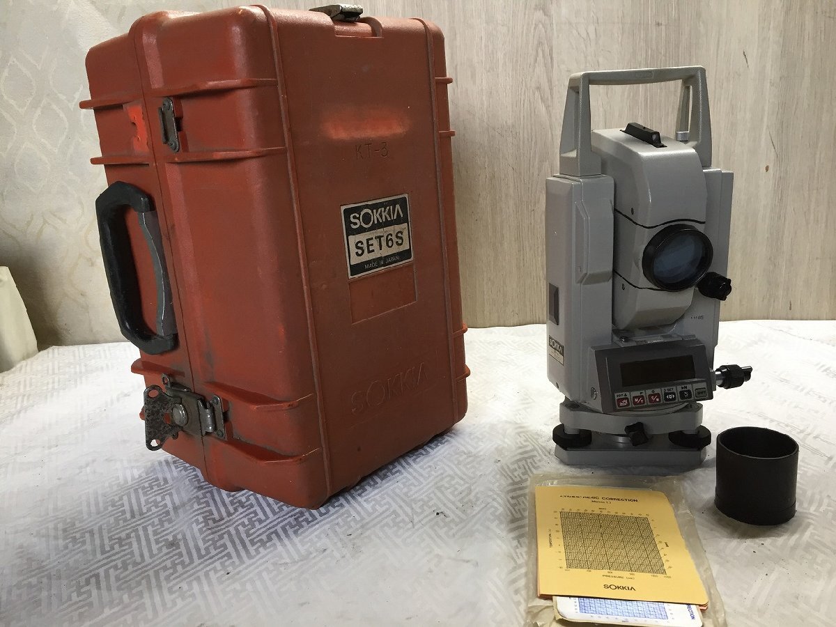 ◆SOKKIA / ソキア SET6 トータルステーション 測量機 バッテリー無【E1107L20-1F-1】拍卖