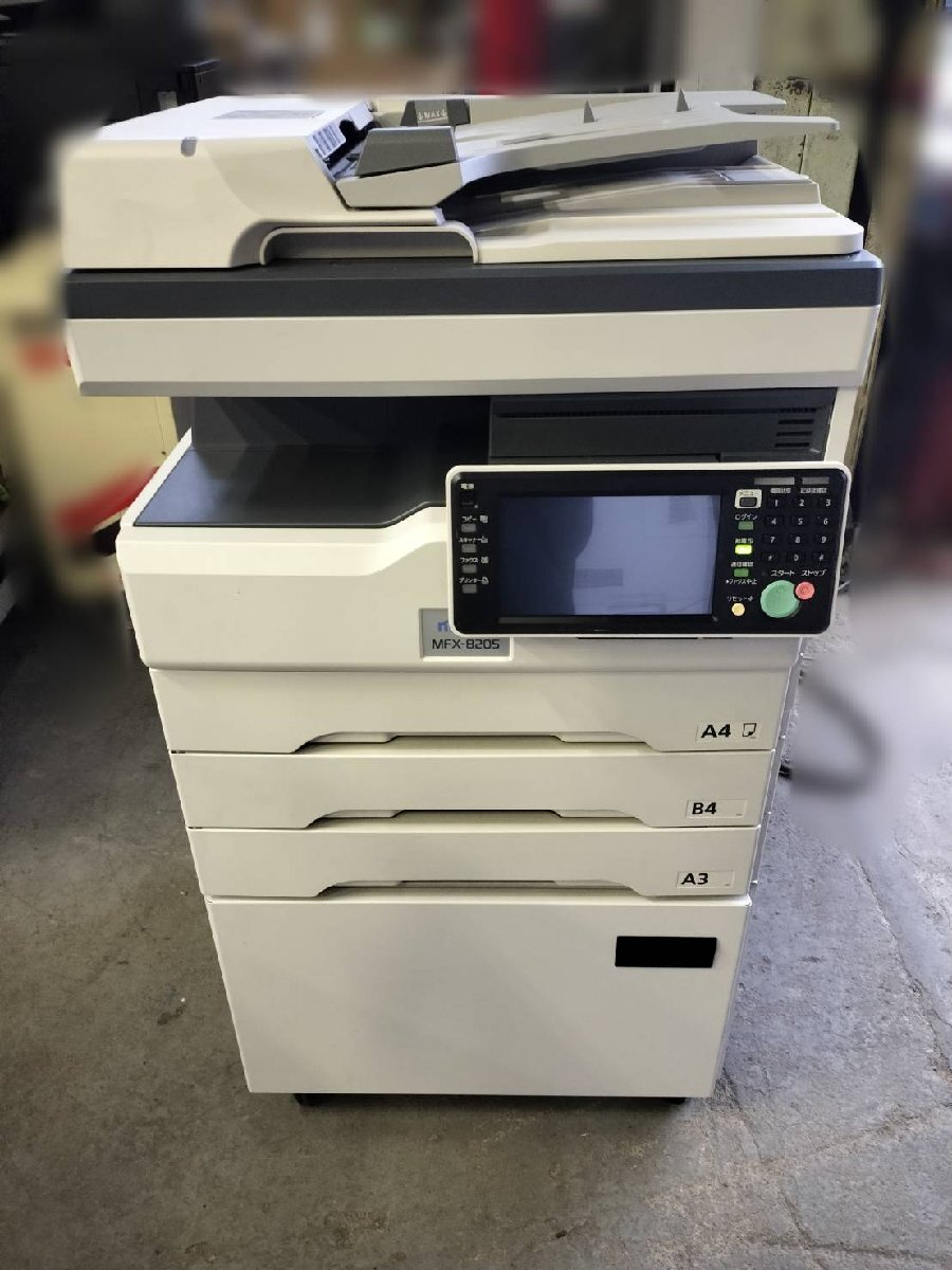 ◇印字995枚!muratec MFX-8205 A3モノクロデジタル複合機/ プリンタ コピー FAX カラースキャナー【E1023M8BH】拍卖