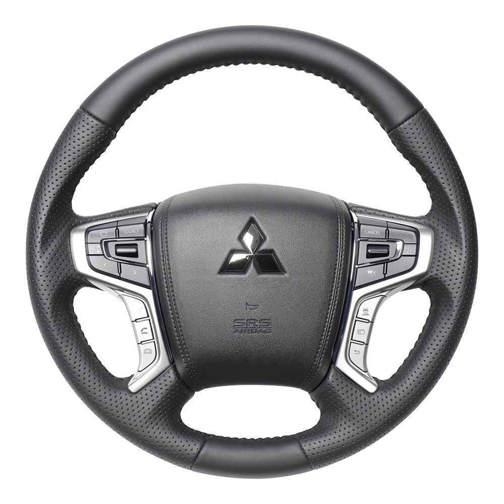 REAL レアル ステアリング オールレザー(ブラックステッチ) アウトランダーPHEV GG2W GG3W 2015年7月~2021年12月 ※PHEV以外は不可拍卖