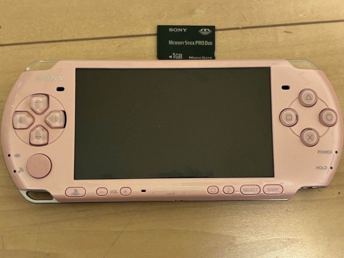 ほとんど無傷 美品 動作良好 PSP-3000 プレイステーションポータブル PlayStation Portable ブロッサム プ★拍卖