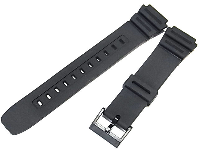 AE-1200用 ラバーベルト 18mm 3AE12004 (チプカシ AE1200取付用)拍卖