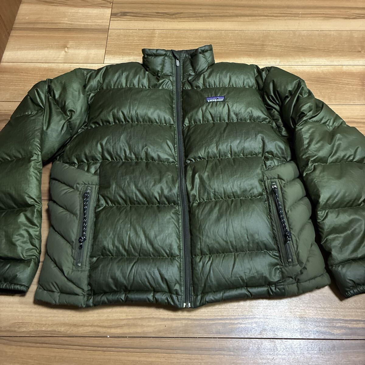 patagonia パタゴニア p6 インサーレーショングースダウン  ダウンジャケット ヌプシタイプ グリーン 2008年製 Lサイズ 古着拍卖
