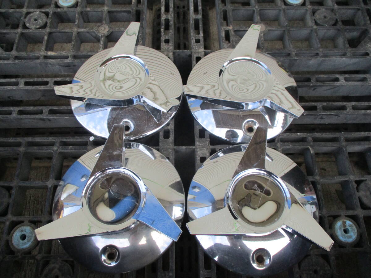 希少 LAワイヤー マクリーン ワイヤー パンタイプ 3BAR センターキャップ メッキ 旧車 ローライダー USDM ヘラフラ ハイドロ コンパクト拍卖