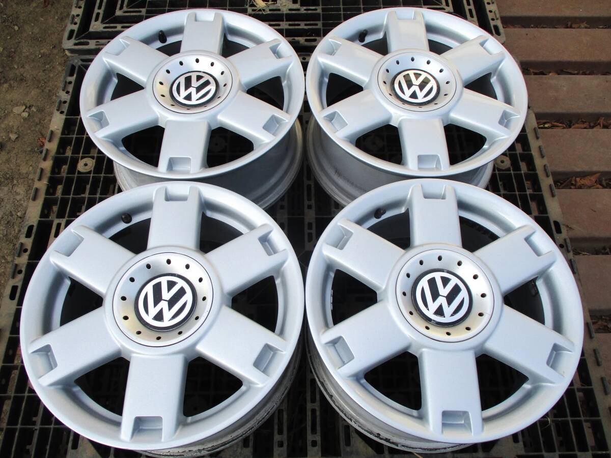きれい目 フォルクスワーゲン ルポ GTI 純正 15インチ 4穴 100 6.5J 43 スタッドレス などに拍卖