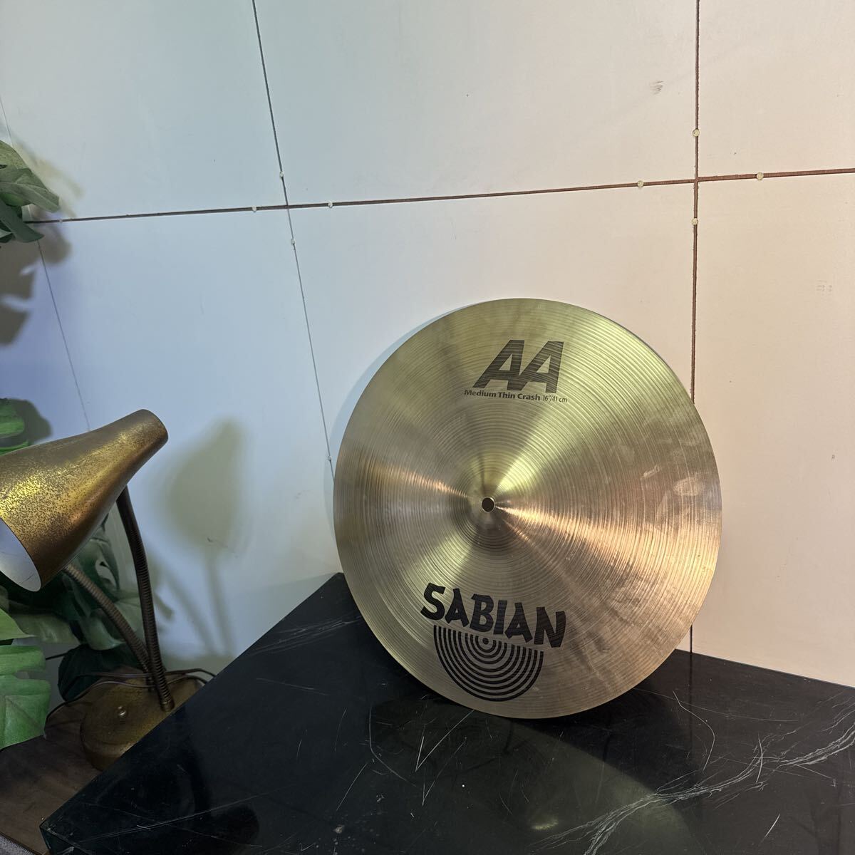 SABIAN セイビアン シンバル AA Medium ThinCrash Shinbaru 16/41cm★ミディアム シンクラッシュシンバル/ドラム 中古 used拍卖