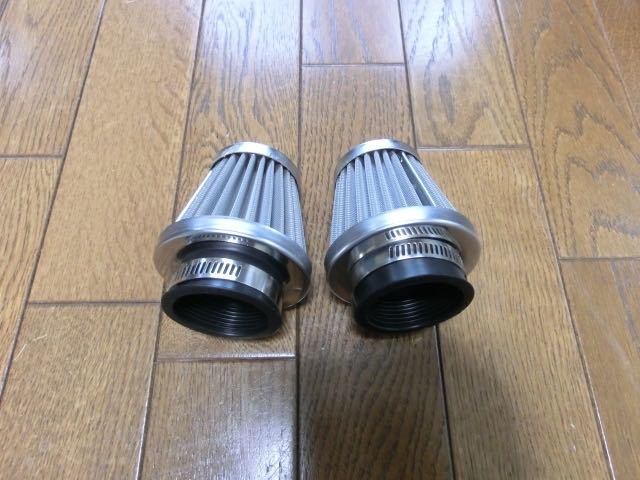 パワーフィルター 48mm 2個セット 新品 SR400 SR500 TW拍卖